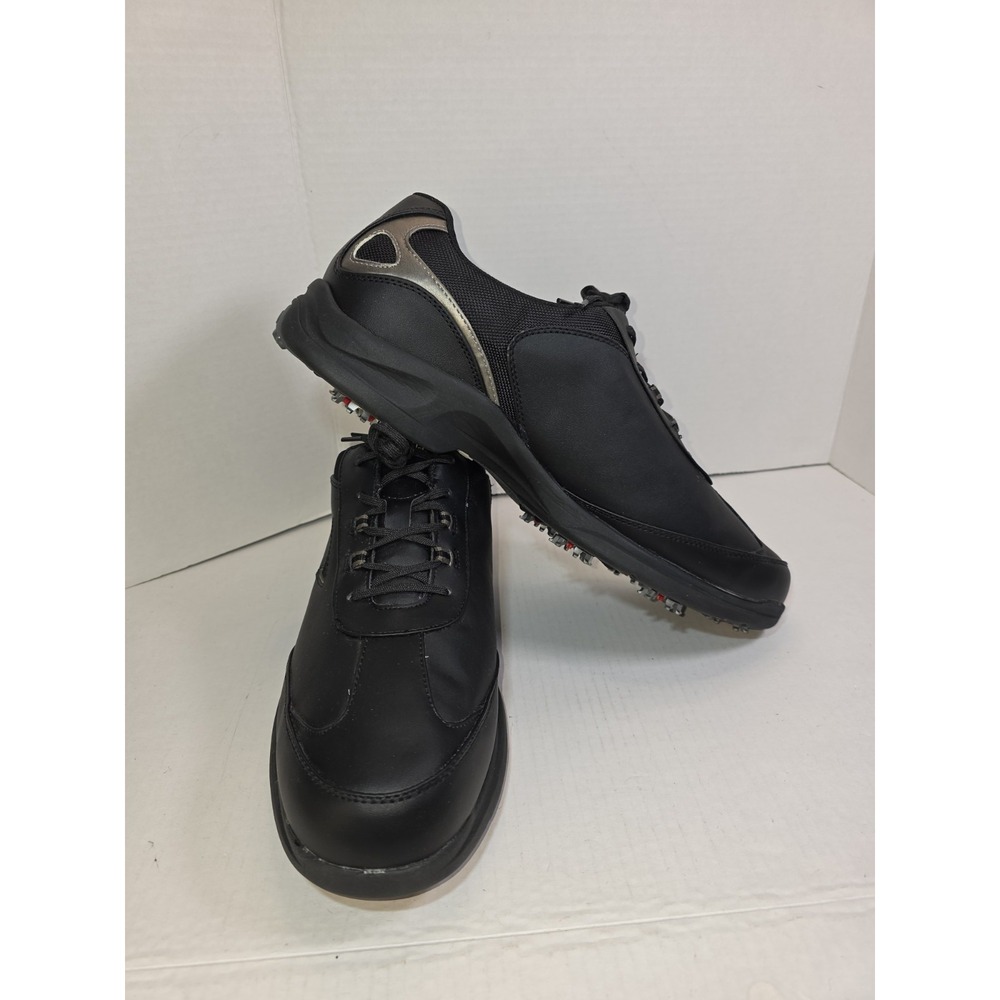 Callaway Men's Golf Shoes Sport Era Leather Lace Up Soft Spikes Black Size 18